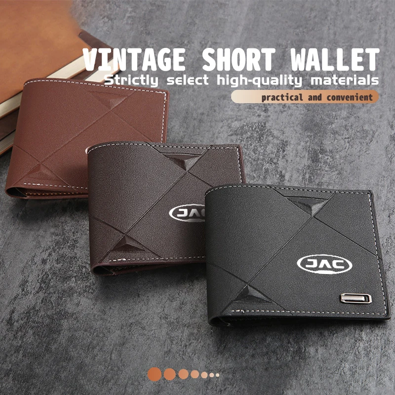 Porte-documents pour permis de conduire, cartes de crédit et documents pour voitures JAC - Compatible avec les modèles Refine J3, J2, S5, A5, J5, J6, J4, Vapour S2, T8