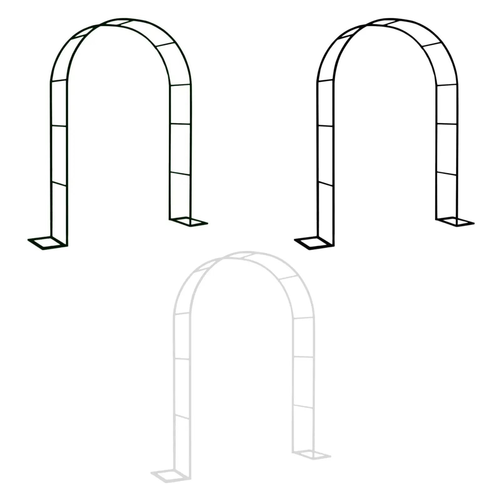 Arche de jardin en treillis pour mariage, arche de jardin rapide pour jardinage, entrée de pelouse, décoration de fête de mariage