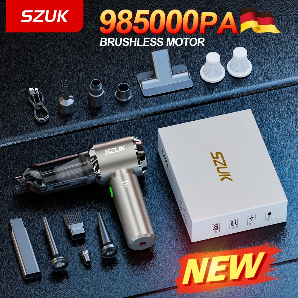 SZUK C012 985000Pa aspirateur de voiture Portable sans fil Machianr Mini aspirateur forte aspiration aspirateur de voiture aspirateurs sans fil aspirateur pour voiture aspirateur maison aspirateur sans fil puissant