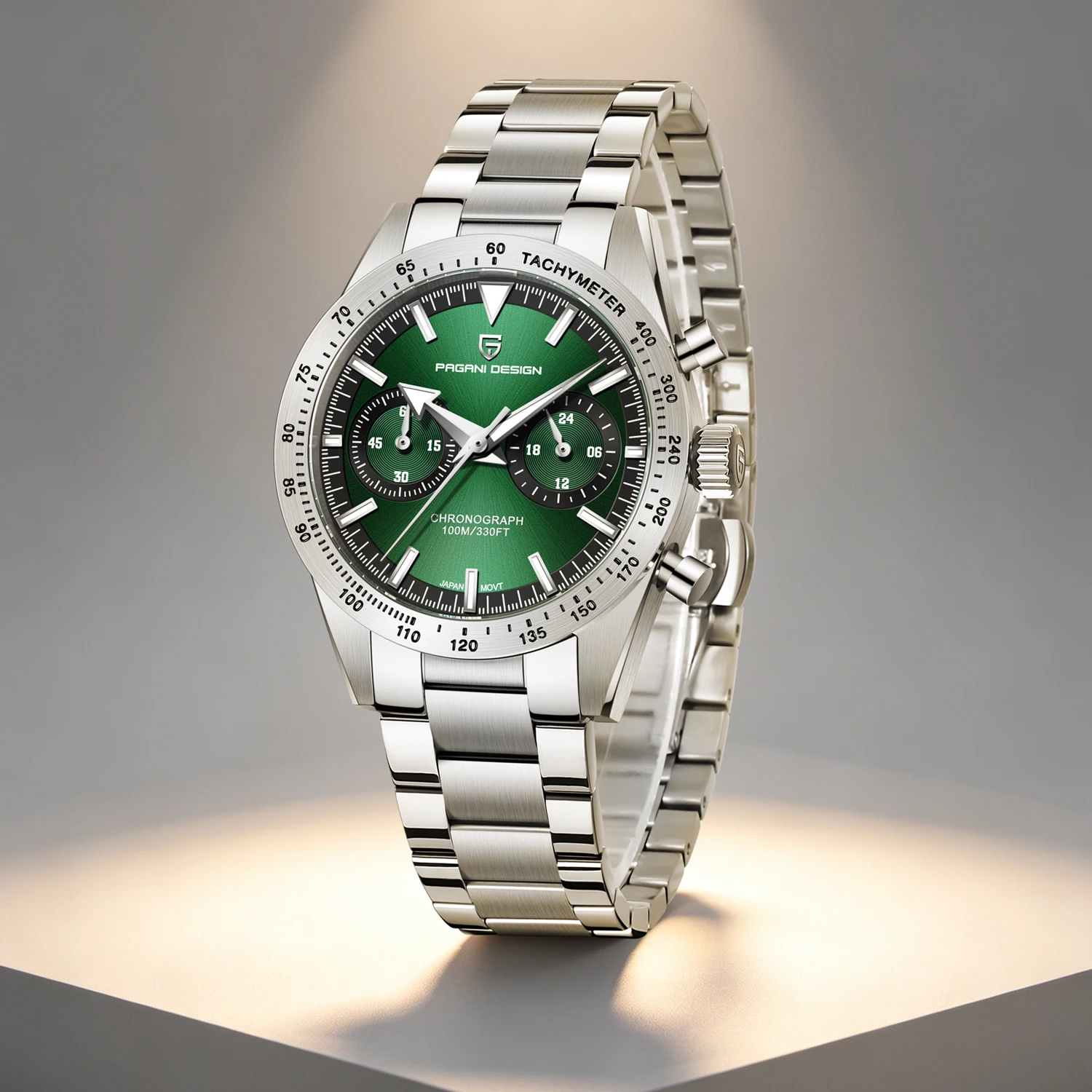 Montres pour hommes PAGANI DESIGN 2026, montre pilote à quartz, nouvelle montre de sport rétro en acier inoxydable, chronographe, montre-bracelet pour hommes, coffret cadeau, livraison locale
