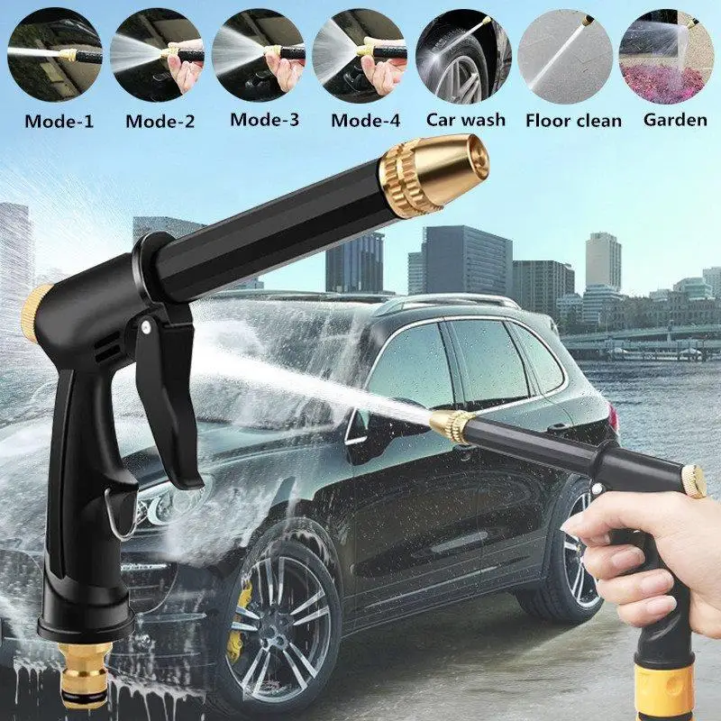 Pistolet de lavage haute pression pour voiture, neuf, avec buse en cuivre, tige longue épaissie, double usage pour voiture familiale