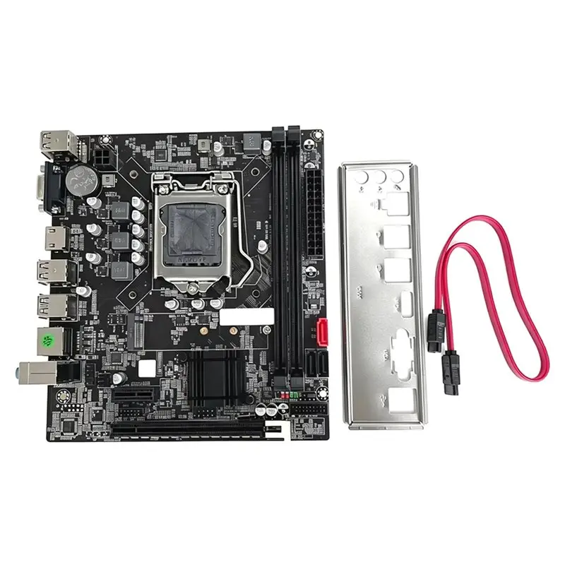 Classic-Gaming Desktop-Board-Computer-Mainboard B75 LGA1155 DDR3 für I3 I5 I7 2./3. Generation SATA3 USB3.0 Micro ATX PC-Mainboa