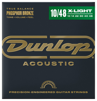 Dunlop Ph/Bronze Acoustic Set 10-48