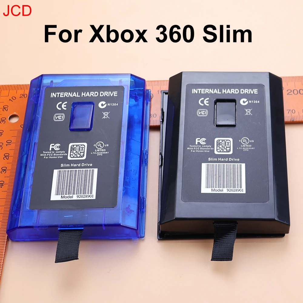 JCD Hard Disk Case For Xbox 360 Slim HDD Hard Drive Box For Xbox 360 Slim Enclosure Cover Shell HDD Holder Bracket Part