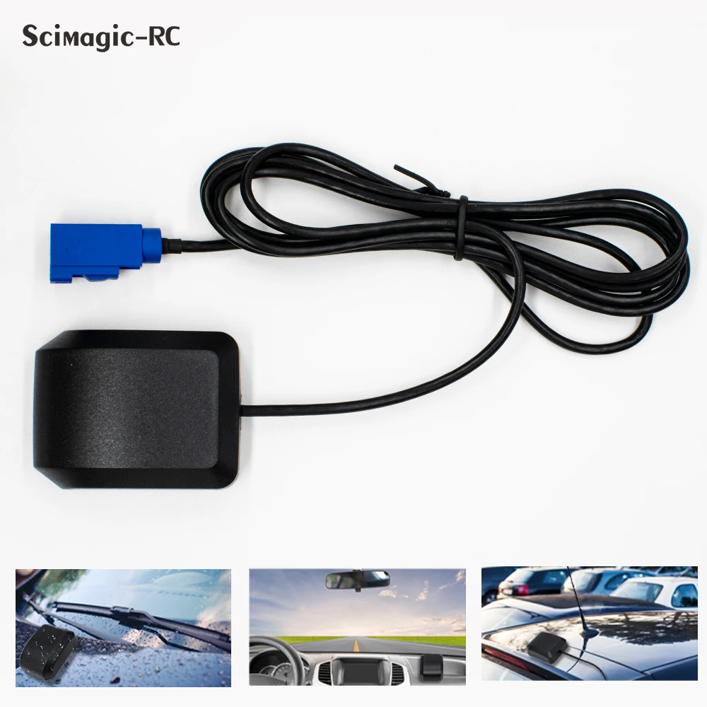 Car GPS navigation antenna Fakra MFD2 RNS2 RNS 510 MFD3 RNS-E for German Cars A3/A4/A6TT Vehicle GPS Receiver Waterproof