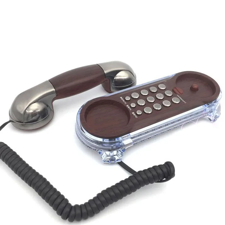 DEX Retro Caller Flash Phone Antique Telephones Fashion Hanging Phone Mini Telephone Fixe Telefonos De Casa