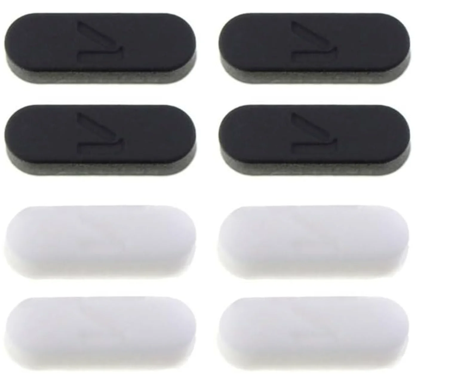 4pcs Rubber Housing Case Rubber Cover Feet Pads Replacement for Xbox 360 for Xbox One for Xbox Series X S