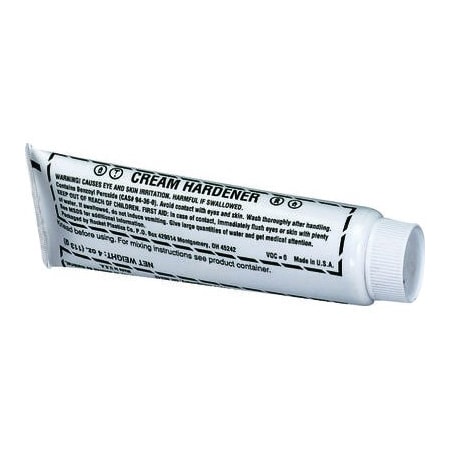 EVERCOAT 100359 Quick Hardening Cream Hardener, 4 oz Tube, Blue, Paste