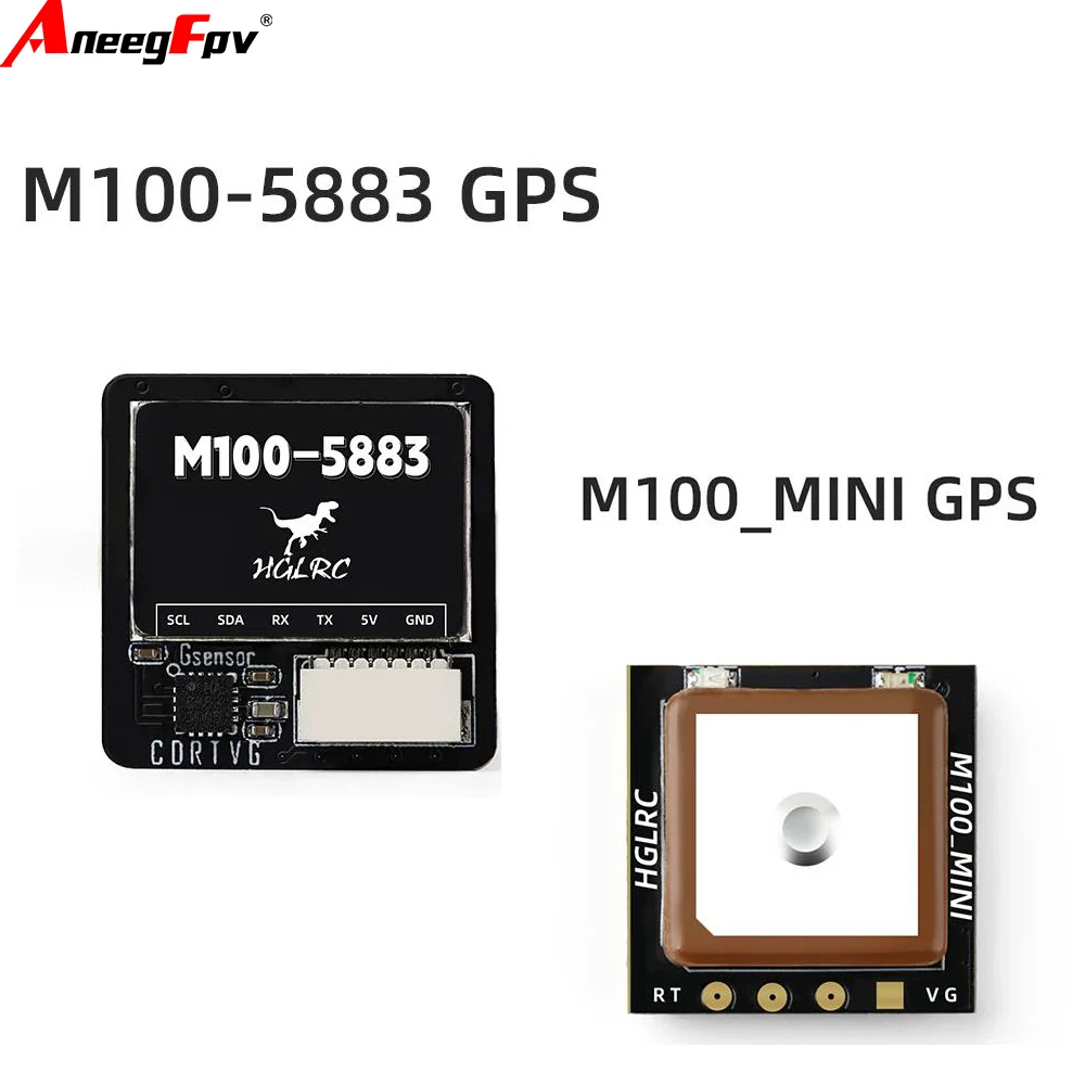 HGLRCM M100 Mini GPS 100-5883 GPS M80 pro M80 GPS M100-Pro GPS avec 5883 GPS pour avion à voilure fixe FPV