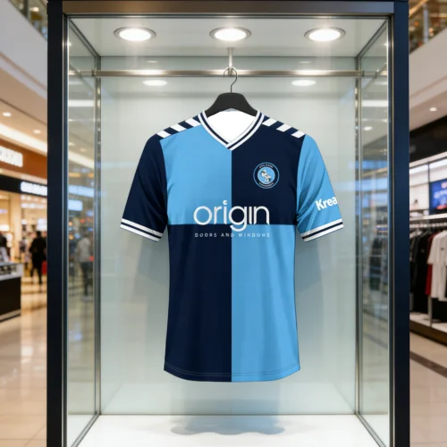 Maillot de football Wycombe Wanderers 26, kit domicile, imprimé en 3D, t-shirt athleisure pour adultes et enfants, été, séchage rapide, doux et léger