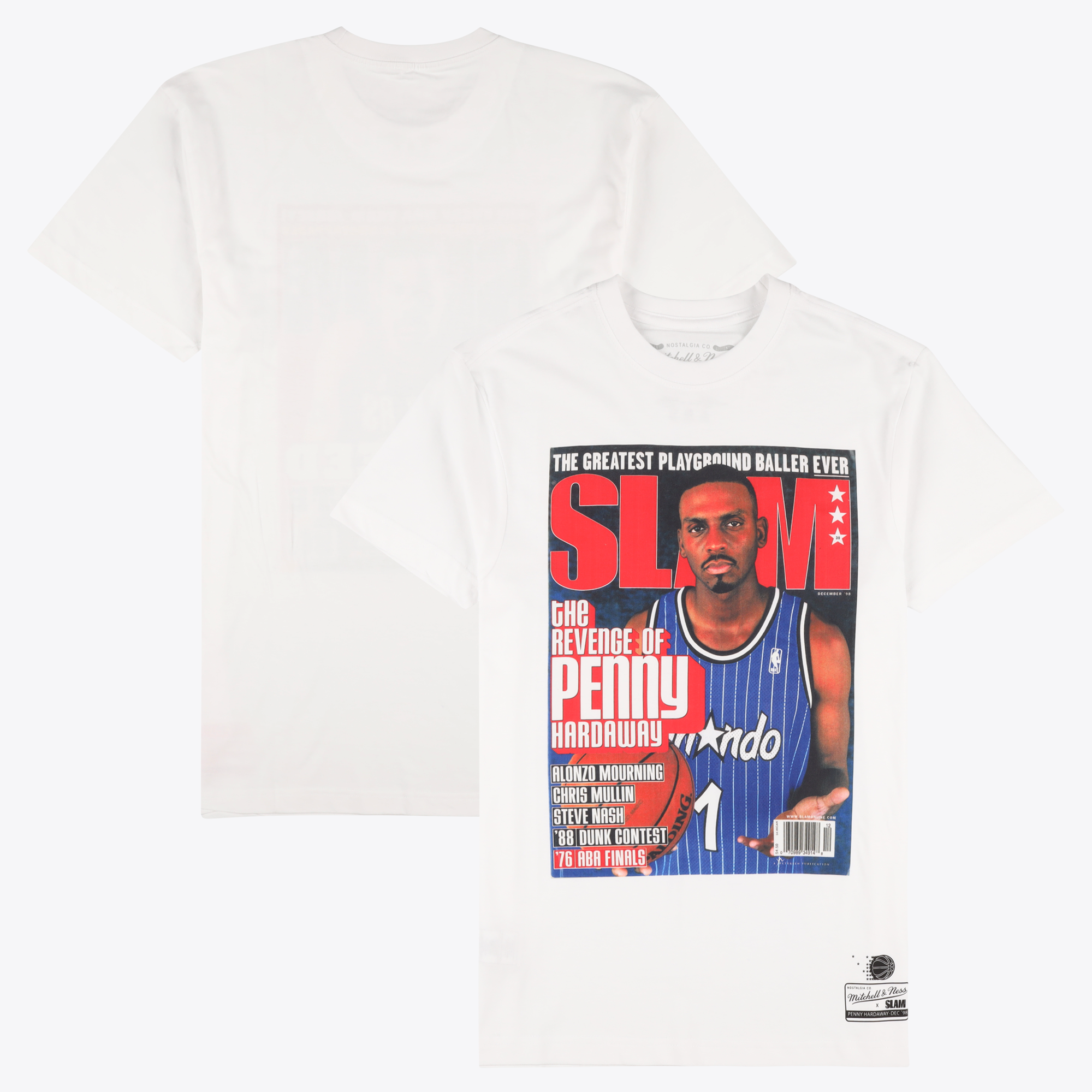Orlando Magic Mitchell & Ness Penny Hardaway Slam T-Shirt Magic - Weiß - Herren