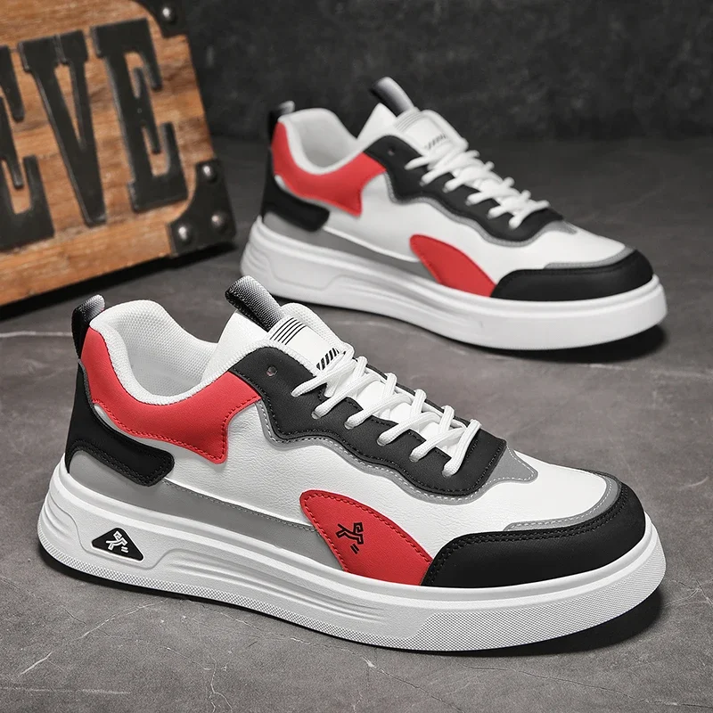 Street-Style-Skateboard-Schuhe für Herren, bequeme Plateau-Freizeitschuhe, Sportschuhe für Herren, rutschfeste Herren-Skateschuhe für den Außenbereich