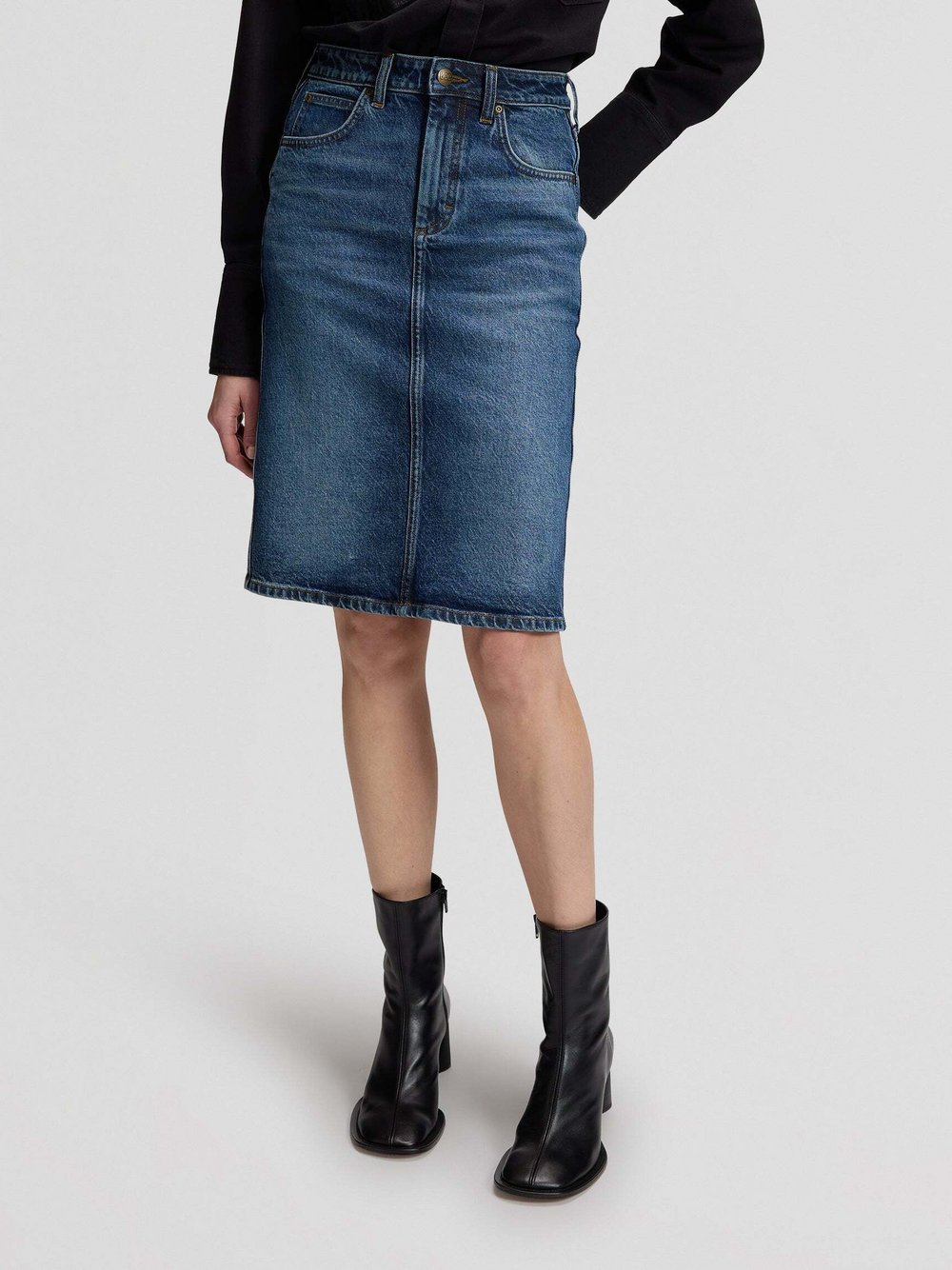 Lee Jeansrock Damen medium stone, 29