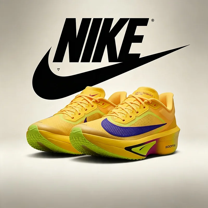 Nike Carbon Plate Running Herren-Sportschuhe - ZOOM FLY 6 Dämpfende Trainingsschuhe - Originalprodukt FN8454-800