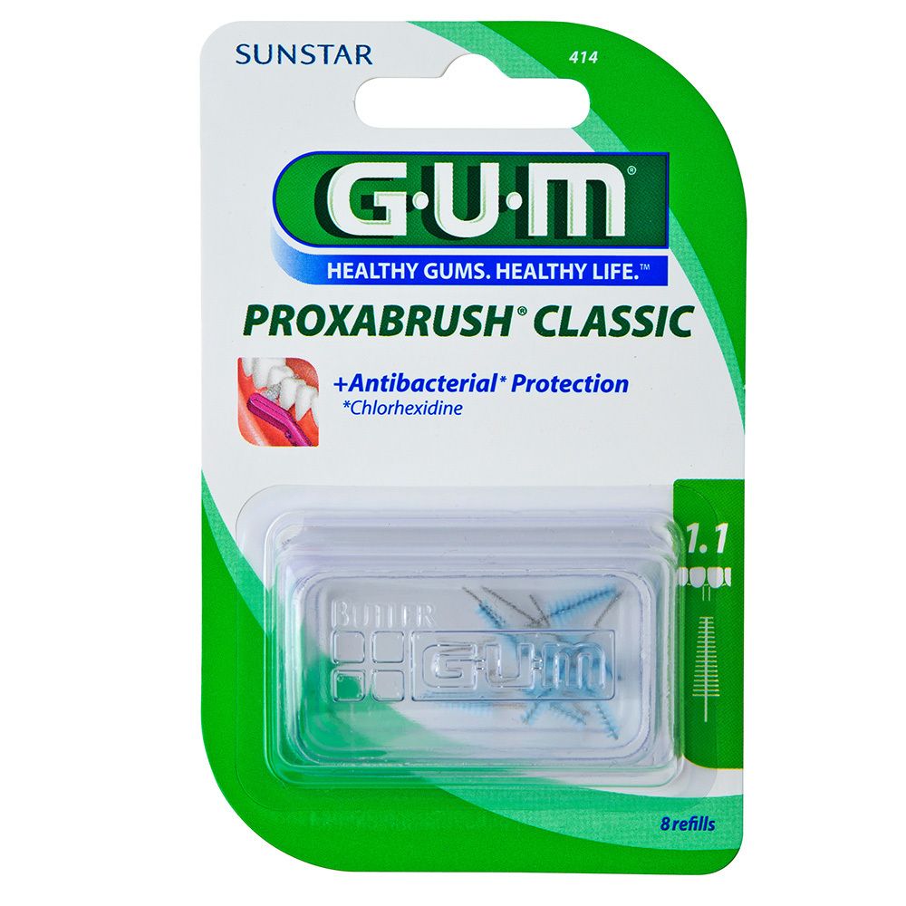 Gum Proxabrush Classic 414 Scovolino Interdentale 8 Pezzi pz Spazzolin