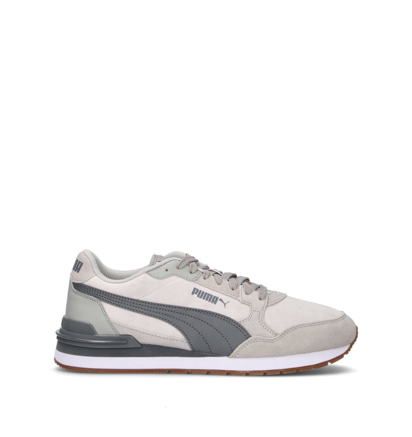 PUMA ST Runner v4 SD Sneaker uomo grigia in suede