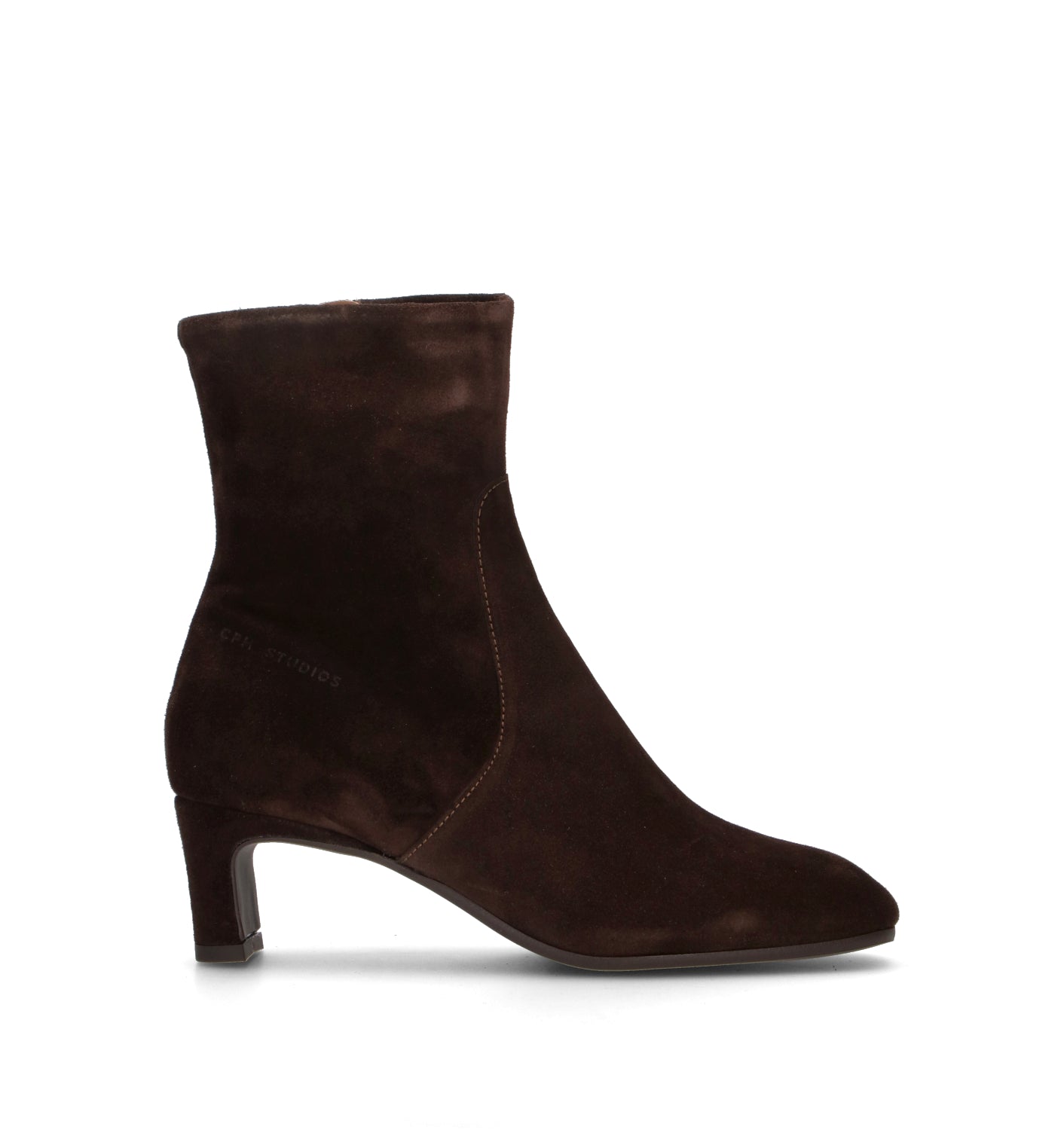 COPENHAGEN Tronchetto donna cioccolato in suede