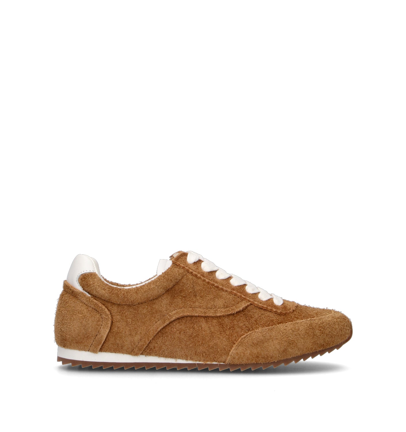 FRICKY Sneaker donna cammello in suede