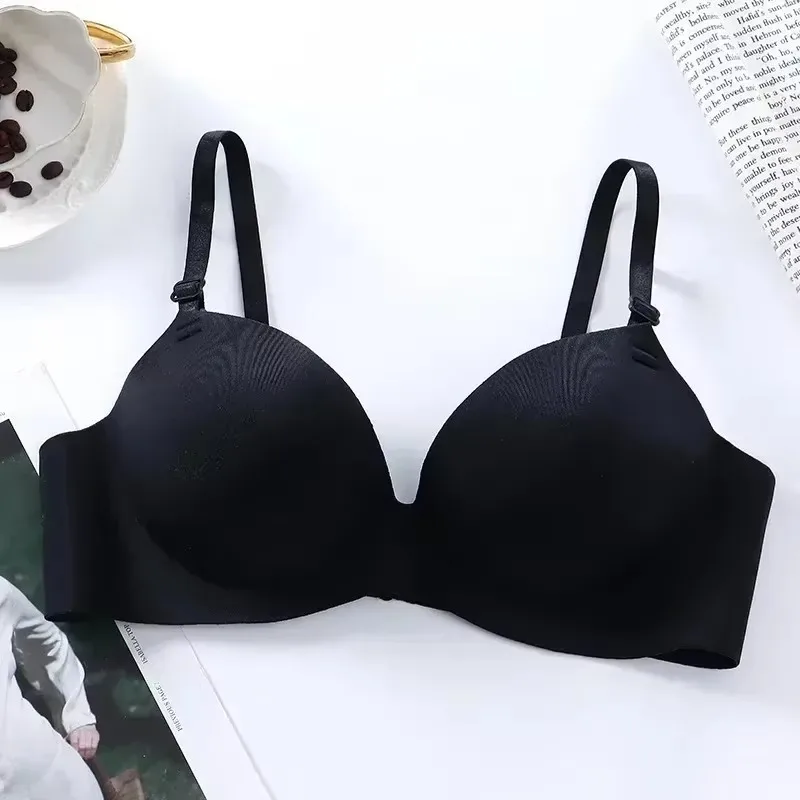 Soutien-gorge sans couture pour femme, sexy, push-up, sans armatures, pour jeunes filles et étudiantes, lingerie respirante, tendance, bonnet 3/4, sans fil, lingerie féminine