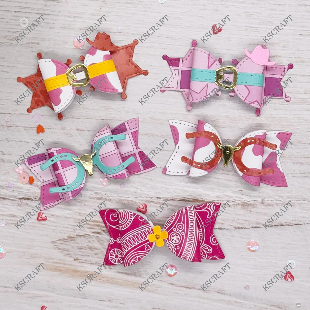 KSCRAFT Cowgirl arcs matrices de découpe pochoirs pour bricolage Scrapbooking décoratif gaufrage bricolage cartes en papier