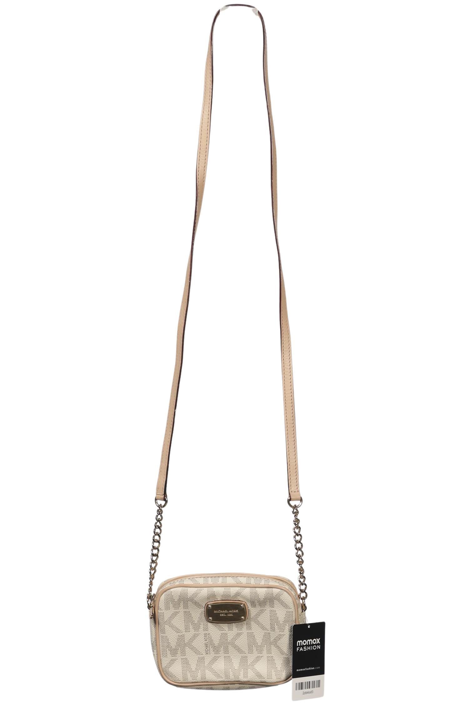 Michael Michael Kors Damen Handtasche klein Leder, Gr. , Beige, kein / Etikett / Leder