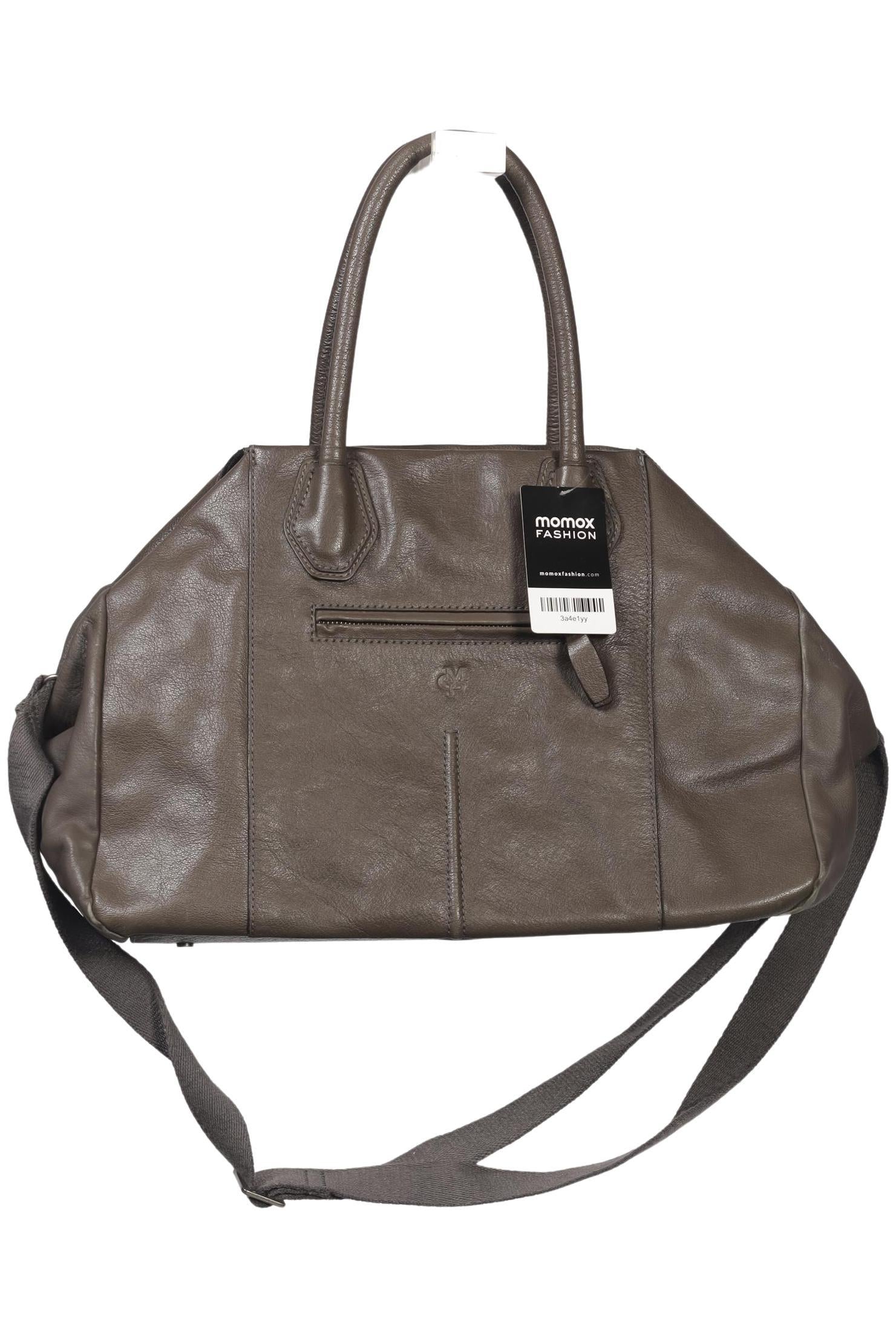 Marc O Polo Damen Handtasche gross Leder, Gr. , Braun, Leder / kein / Etikett
