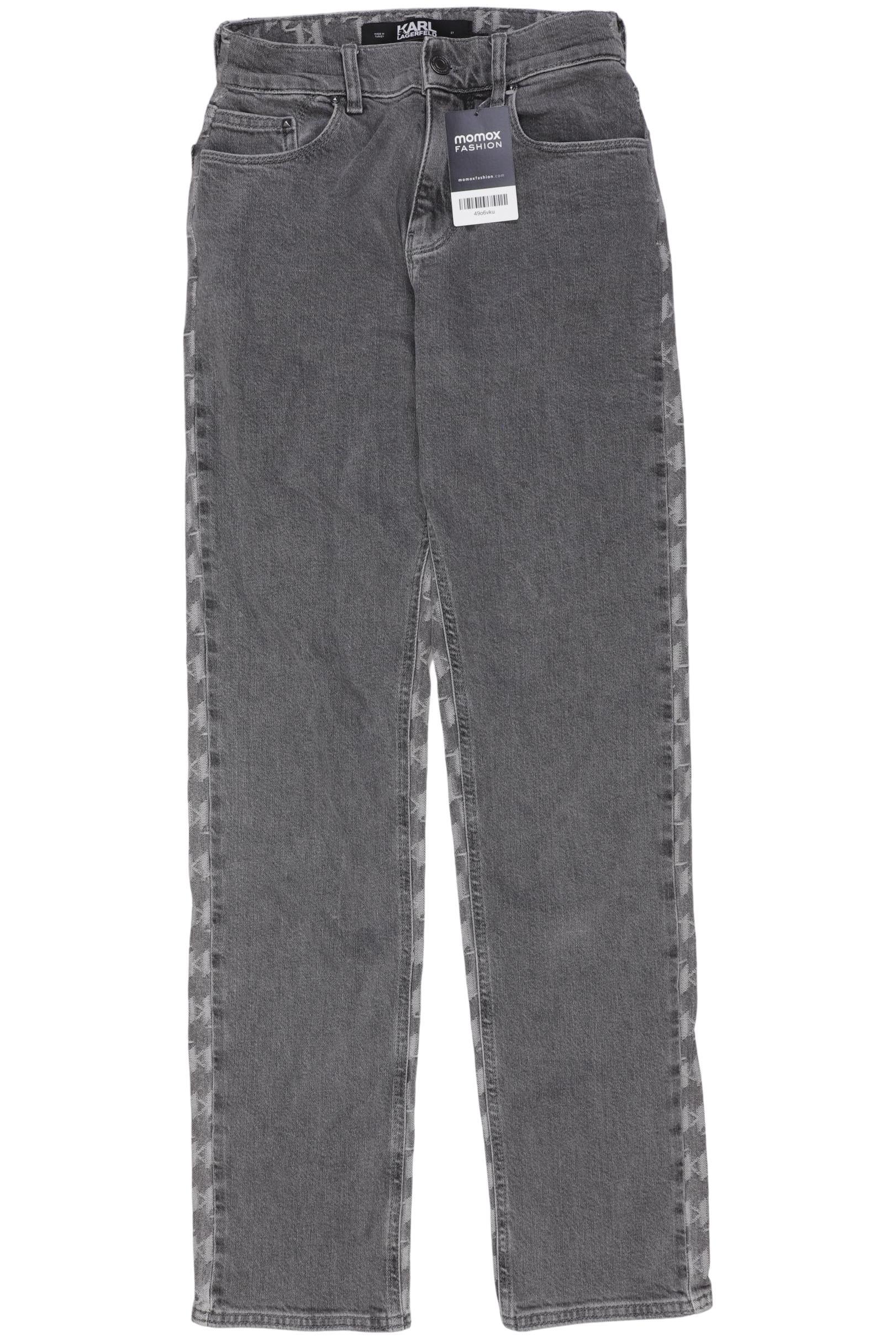 Karl by Karl Lagerfeld Damen Jeans, Gr. W27, Grau, kein / Etikett / Elasthan