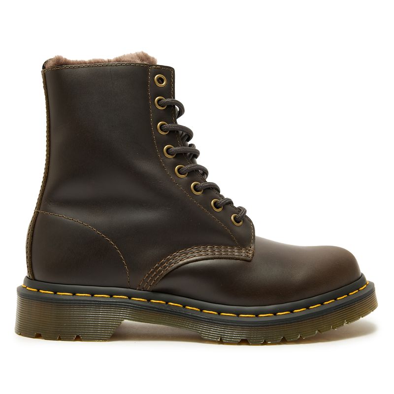 Dr Martens 1460 Serena Faux Fur-Lined Leather Stiefel