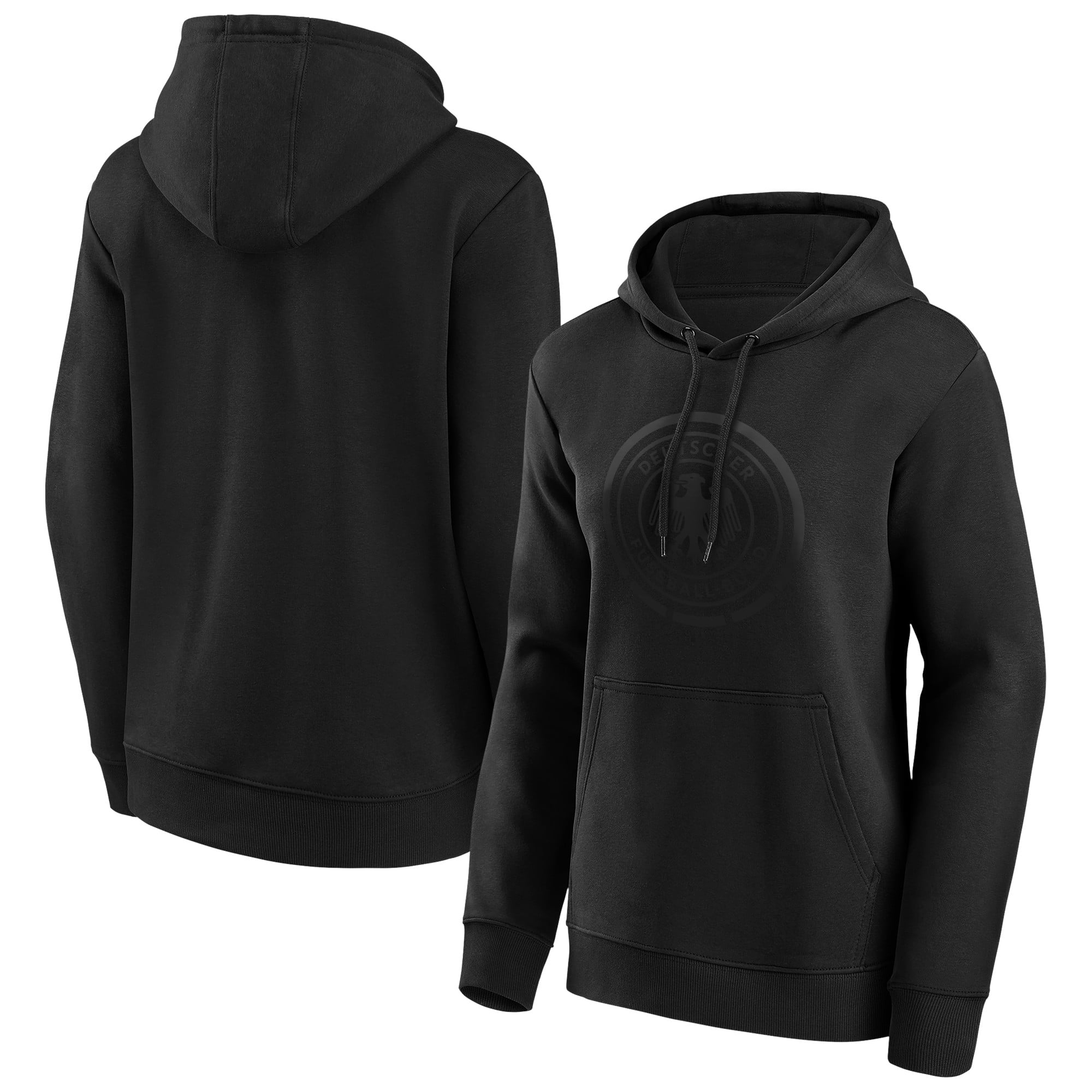 DFB-Detail-Grafik-Hoodie – Schwarz – Damen