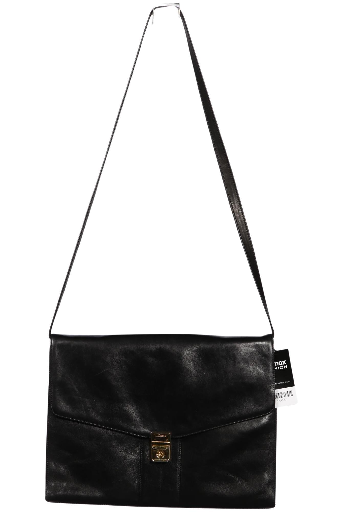 L.credi Damen Handtasche gross, Gr. , Schwarz, Synthetik / kein / Etikett
