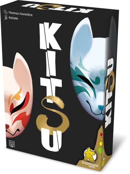 Pegasus STR25004 - Kitsu, Brettspiel, Familienspiel, Strohmann Games