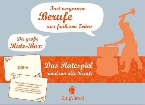 Fast vergessene Berufe. Das große Quiz-Spiel für Senioren. Auch mit Demenz. Das Spiel und Gedächtnistraining für Senioren rund um Berufe vergangener
