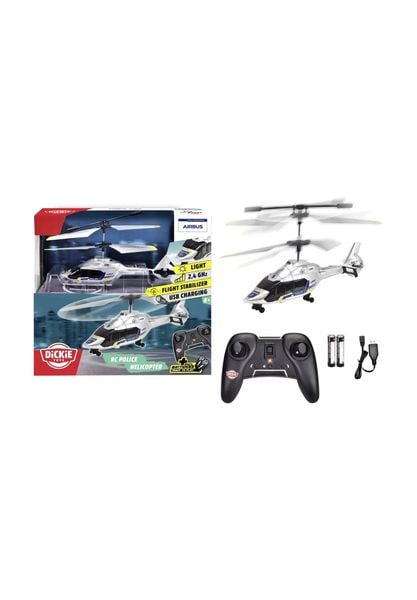 Dickie Toys RC Police Helicopter Airbus H160 RC Einsteiger Hubschrauber RtF