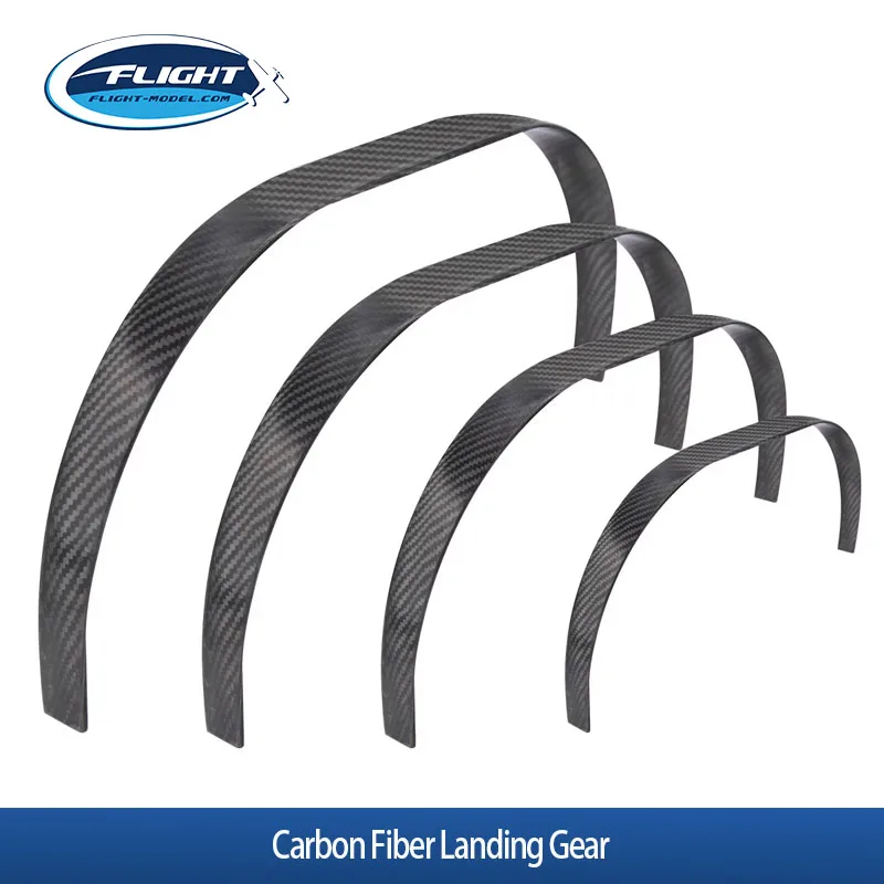 Carbon Fiber Landing Gear 20E/30E/70E/75E/80E/90E For RC Electric Aircraft Model Plane Hobby Upgrade Accessories Toy