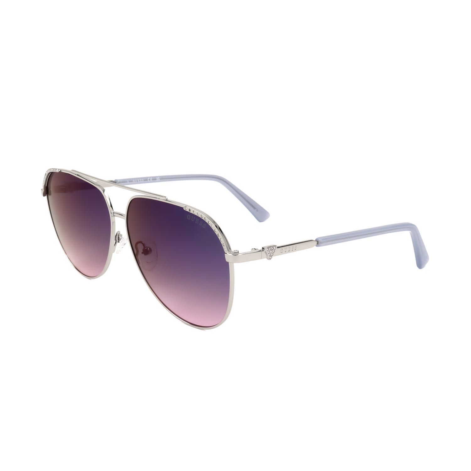 Guess Factory occhiali da sole donna GF00051 silver-coloured 1 St