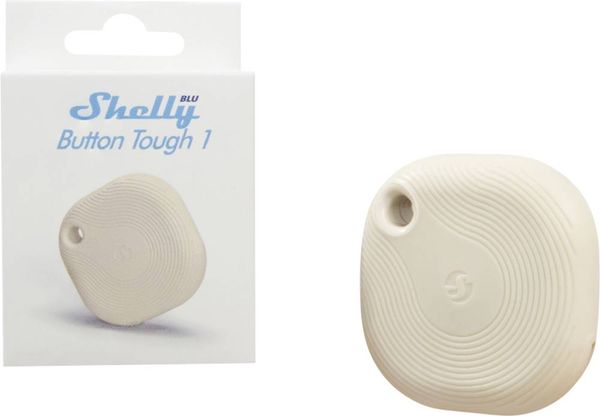 Shelly BLU Button Tough 1 Ivory Fernbedienung, Taster Bluetooth Low Energy