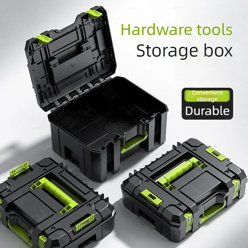 Boîte à outils empilable, rangement combiné, boîte à outils empilable pour la maintenance, organisateur d'outils, coffret à outils, boîtes à outils de réparation, emballage