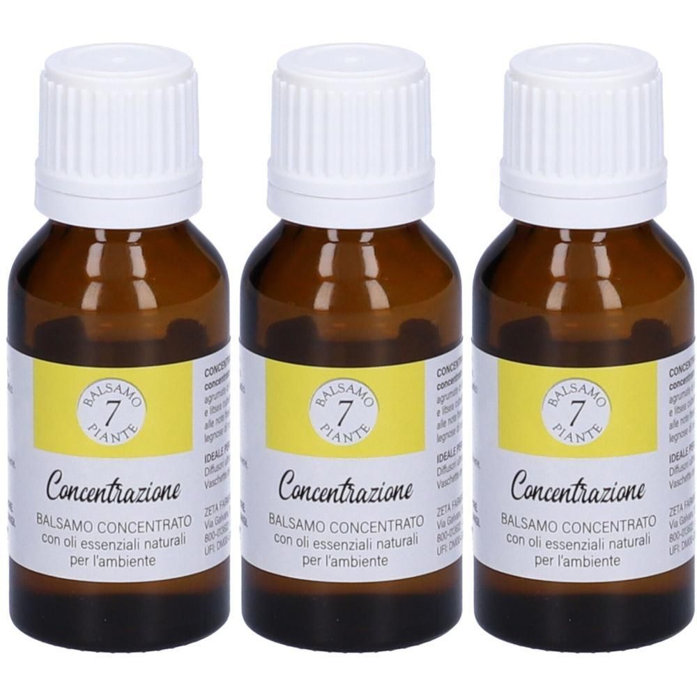 Balsamo 7 Piante Concentrazione 3x15 ml Deodorante Spray
