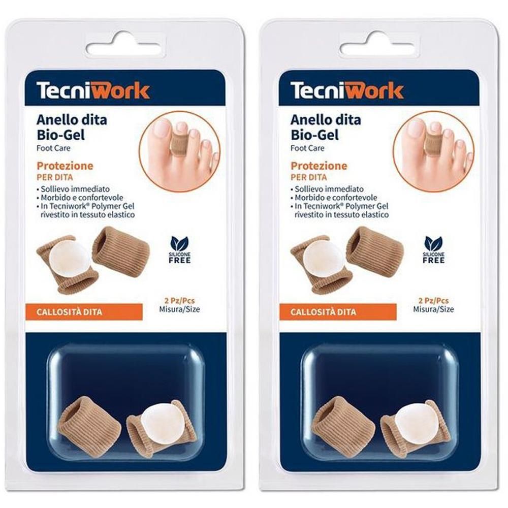Tecniwork Biogel Anello Dita Misura M 2x2 St