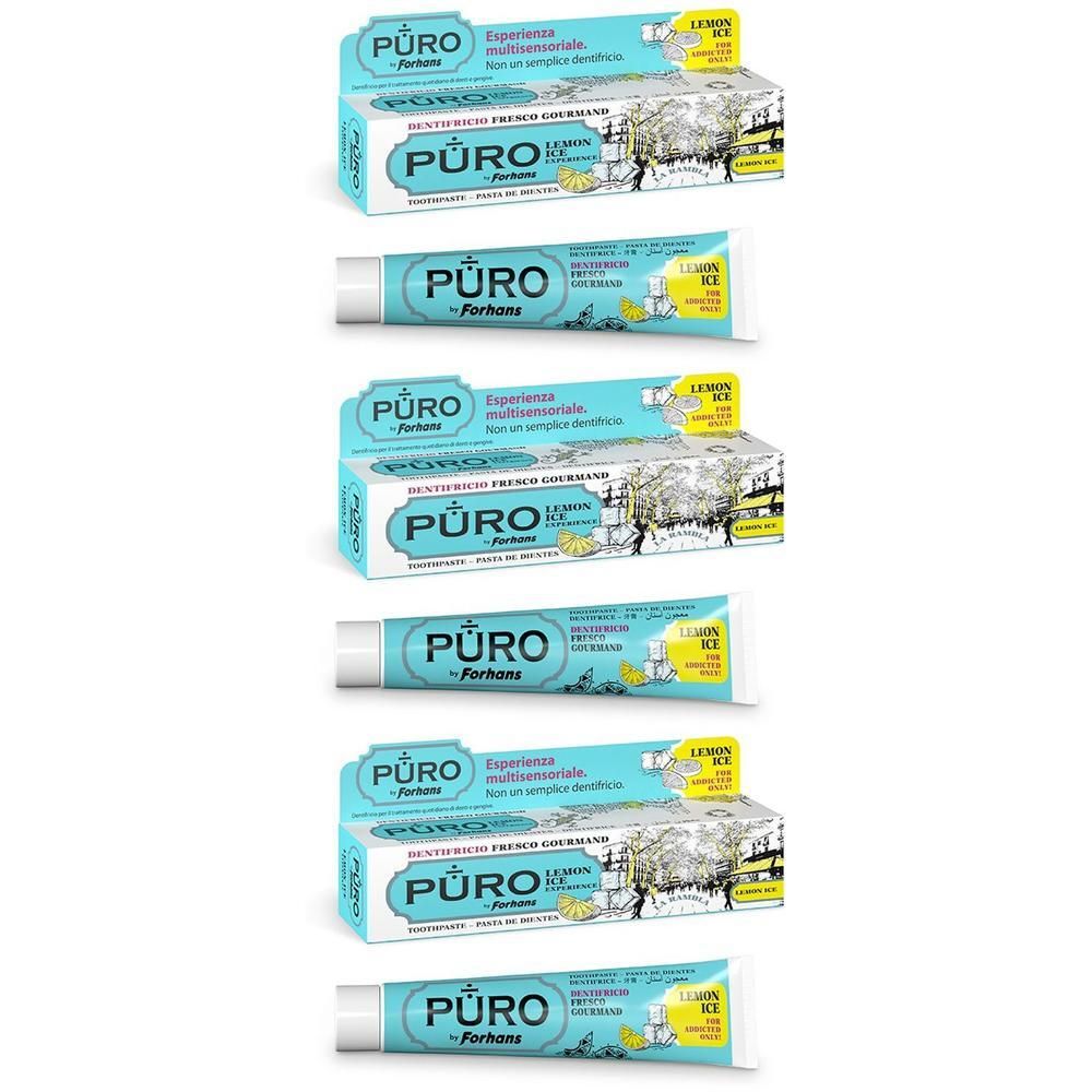 Forhans Puro Dentifricio Lemon Ice 3x75 ml