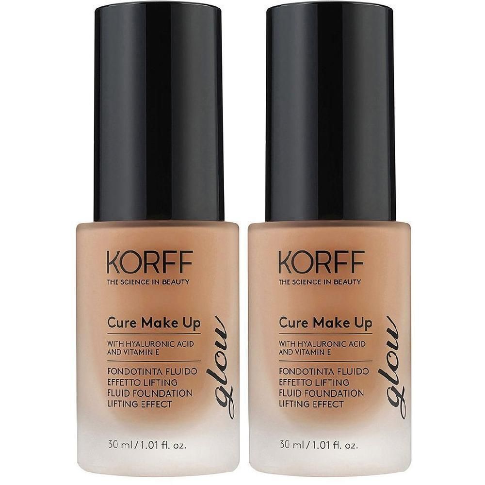 KORFF Cure Make Up Fondotinta Fluido Effetto Lifting Glow 05 2x30 ml