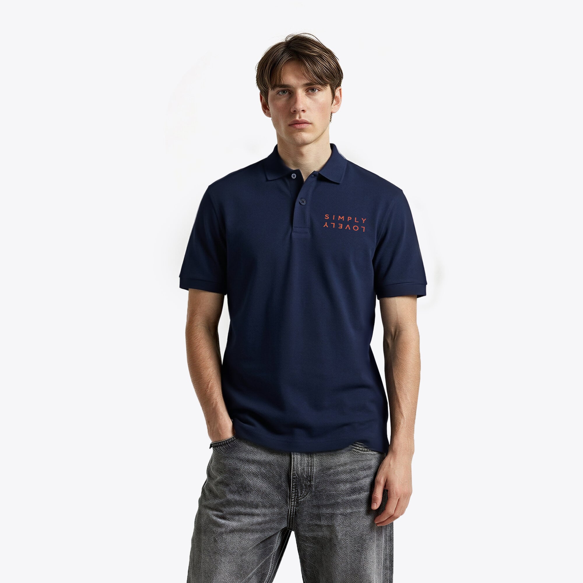 Polo MV Simply Lovely - Marine - Homme Taille: S