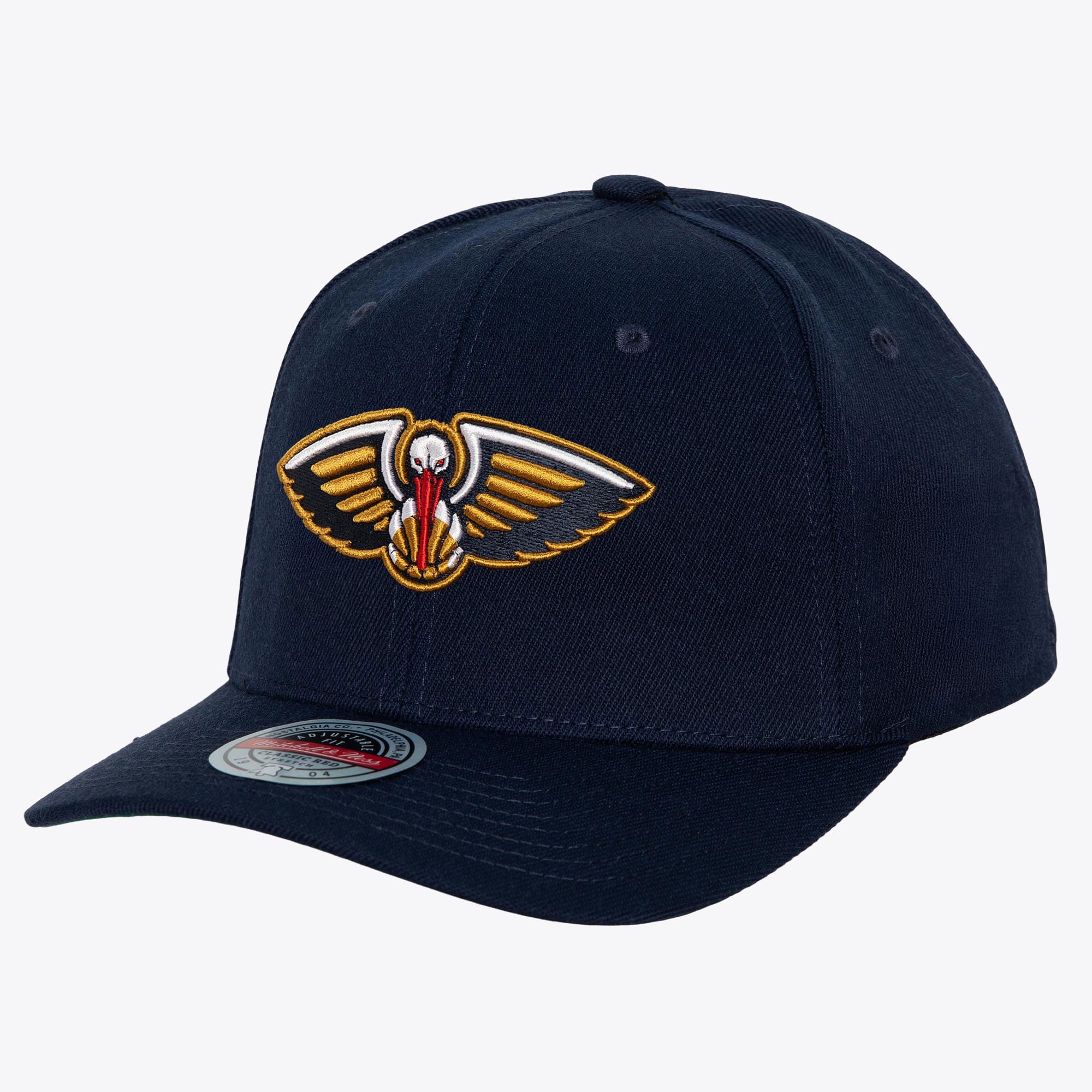 New Orleans Pelicans Mitchell & Ness Team Ground 2.0 Stretch Snapback - Blau