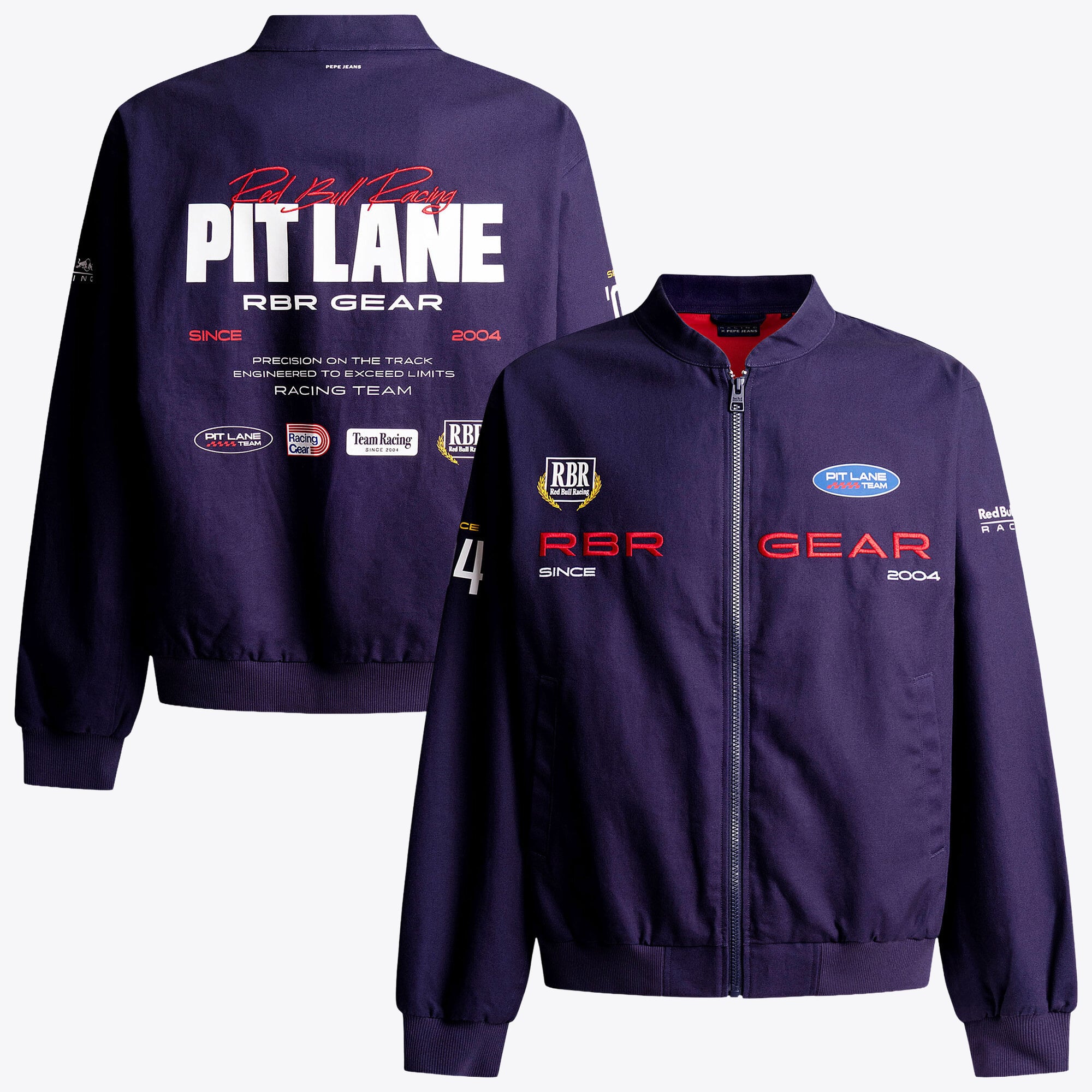 Blouson aviateur Oracle Red Bull Racing Pepe Jeans Pit Lane - Bleu marine - unisexe Taille: 2XL