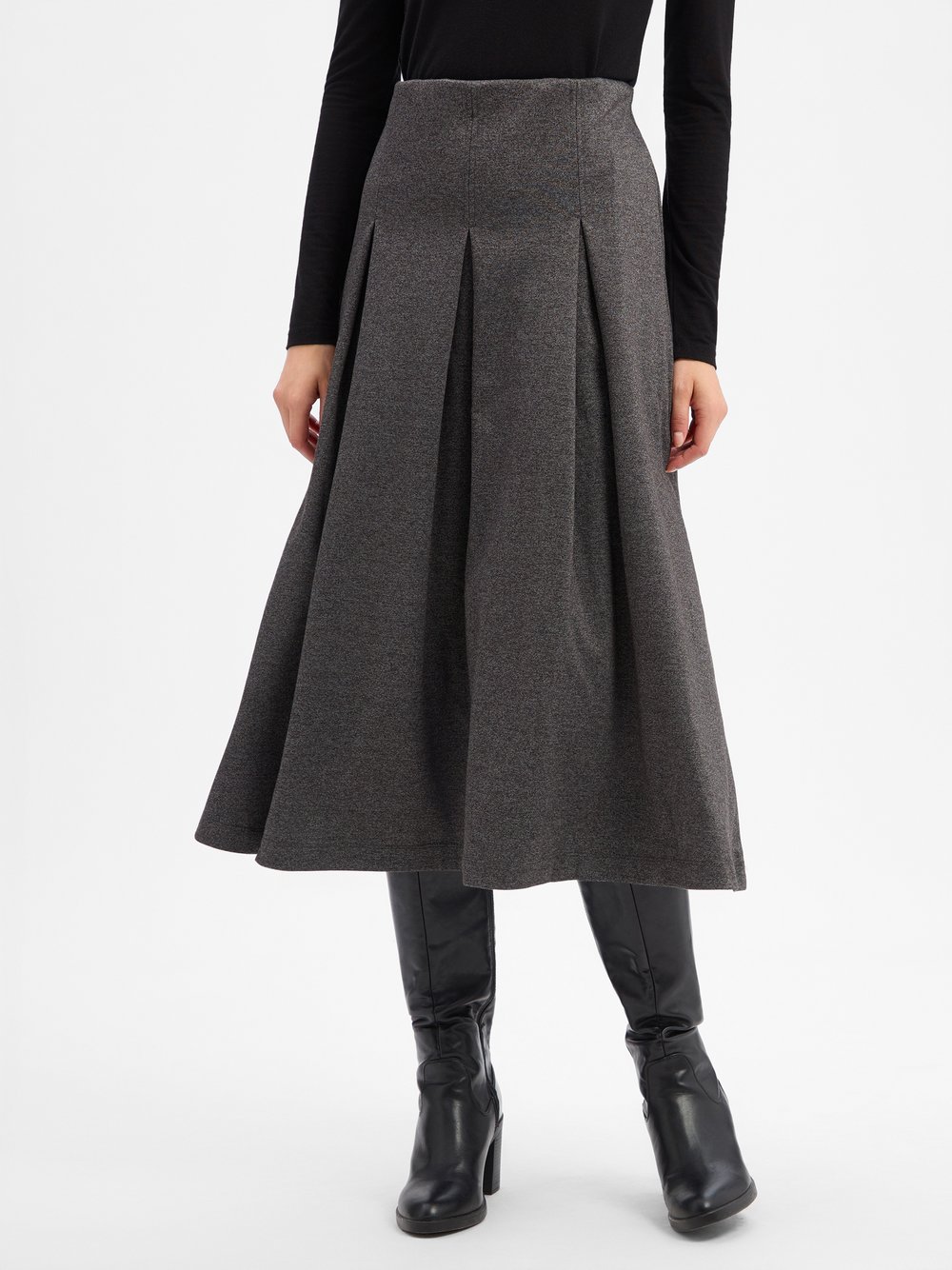 soyaconcept® Midirock Damen anthrazit, XL