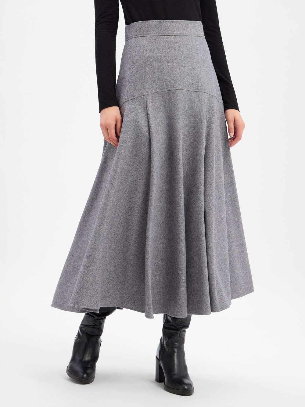 BOSS Rock mit Woll-Anteil Damen grau, 38