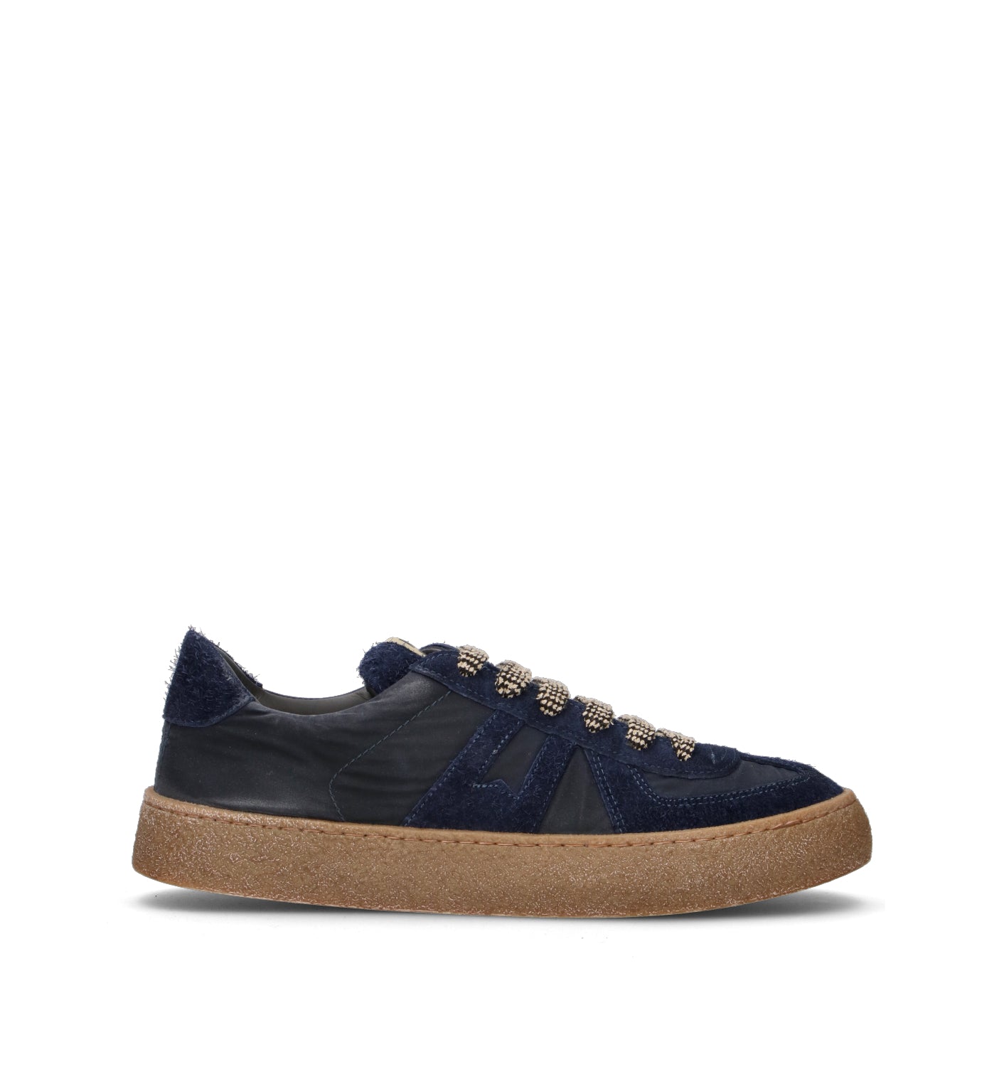 MOMA Sneaker uomo blu in suede