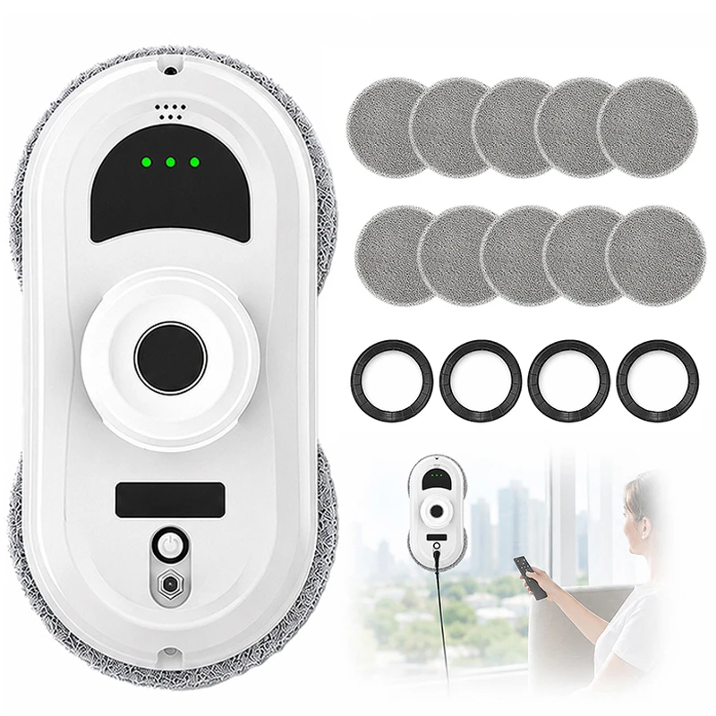 Robot aspirateur de nettoyage de vitres intelligent électrique, nettoyeur de vitres, appareil ménager, machine de lavage automatique de vitres, robot de lavage de vitres pour appareils ménagers