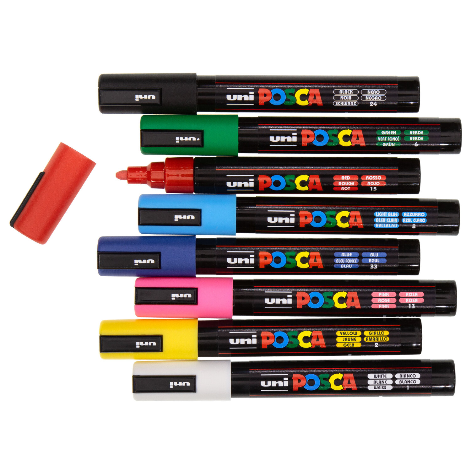 POSCA Marker, PC5M, 8 Stifte