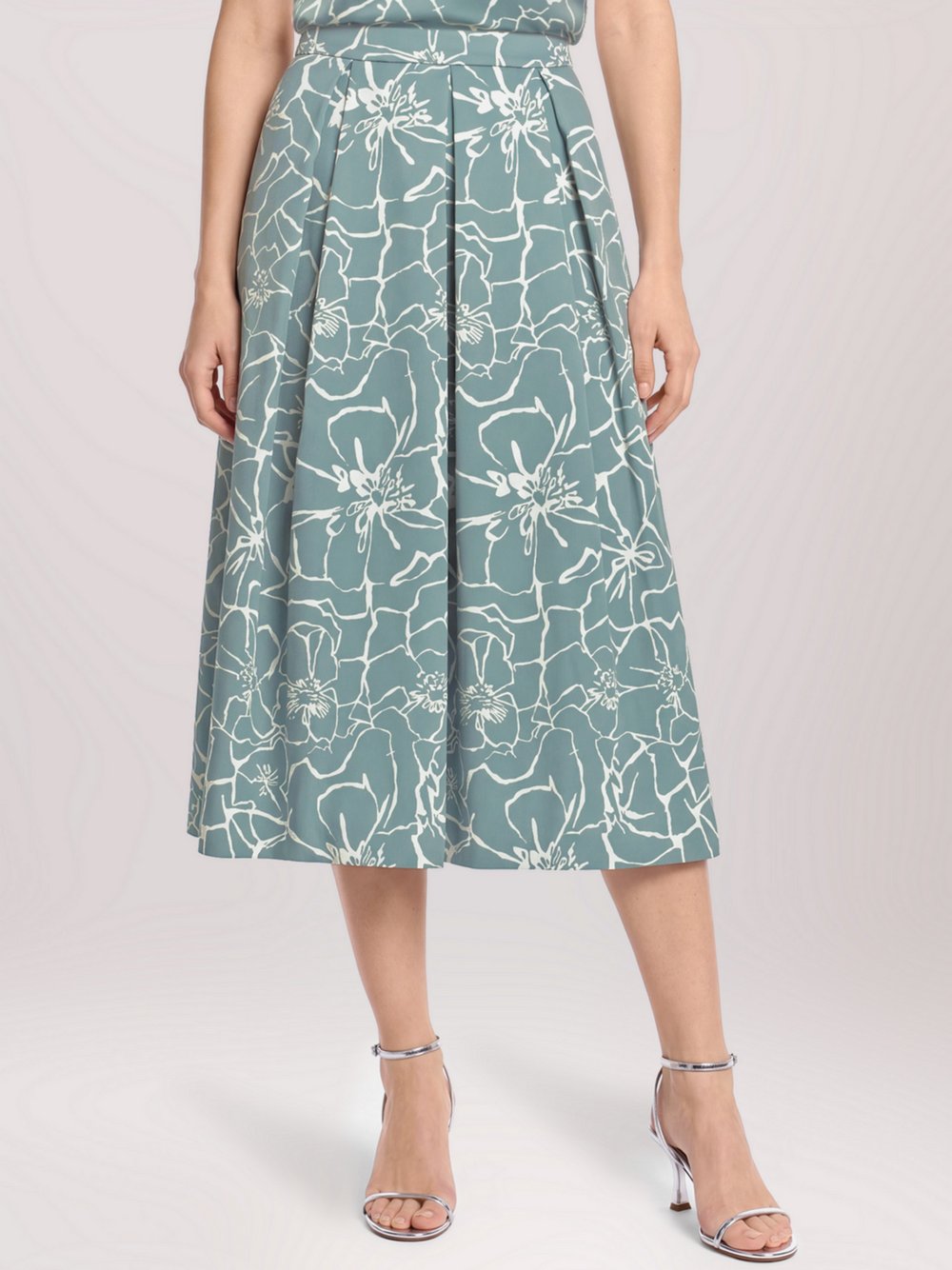 Vera Mont Faltenrock Damen petrol, 34